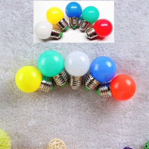Decorative LED G45 Light Bulbs Colourful Mini LED Light Bulbs E27 220V. Collections are allowed.