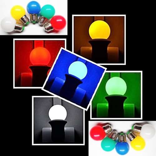 Decorative LED G45 Light Bulbs Colourful Mini LED Light Bulbs E27 220V. Collections are allowed.