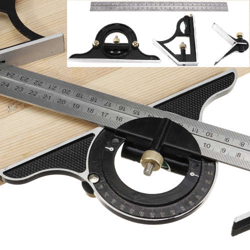 Combination Square Protractor Level Measure Angle Ruler Set Heavy Duty. Collections are allowed.