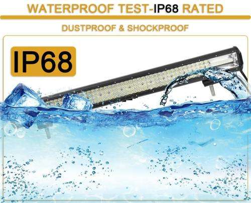 384W LED Quad-Row 7D Reflector Light Bar with Combo Beam. Collections are allowed.