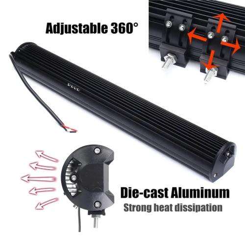 384W LED Quad-Row 7D Reflector Light Bar with Combo Beam. Collections are allowed.