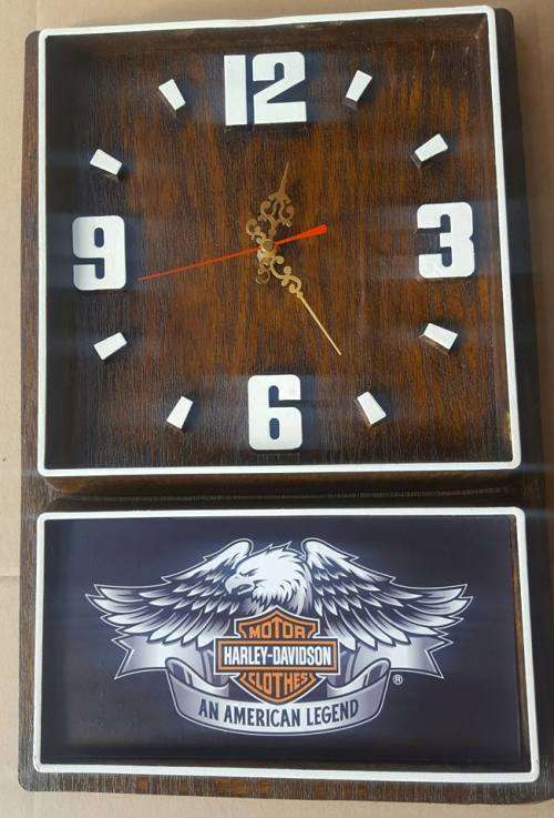 Harley Davidson Motor Clothes Box Clock. Brand New Product. Collections are allowed