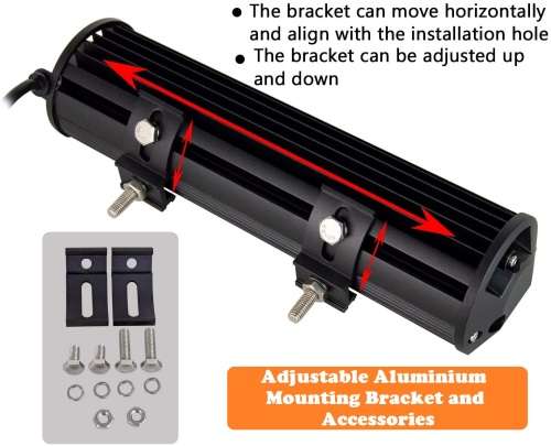 180W Dual Colour Cool White/Amber Vehicle LED Light Bar. 5 Modes With Flashing. Collections Allowed.