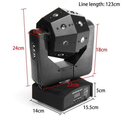 Professional Disco Moving Head Light DMX512 Stage Light, DJ Party Light. Collections are allowed.
