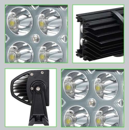 LED Light Bars: 240W 10~32V Hi-Power LED Auto Light Bar + Wire Harness Kit. Collections Allowed