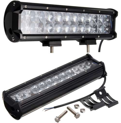 72W LED LIGHT BAR with 4D Optical Lens and Combo Beam 10~32V. Collections allowed