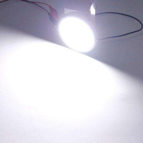 2pcs 90mm 12V COB LED Car Round Daytime Running Lights. Collections are allowed.