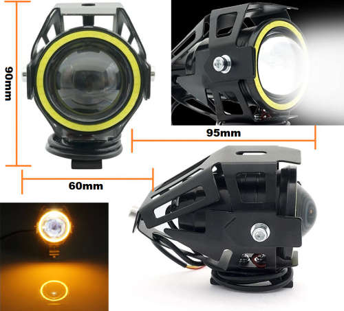 LED Angel Eye Spotlights, Devil Eye Universal Auxiliary Halo Ring Spotlights. Collections allowed.