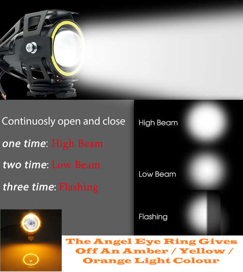 LED Angel Eye Spotlights, Devil Eye Universal Auxiliary Halo Ring Spotlights. Collections allowed.