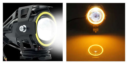 LED Angel Eye Spotlights, Devil Eye Universal Auxiliary Halo Ring Spotlights. Collections allowed.