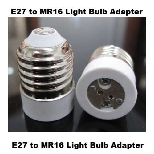 Light Bulb Socket Converters, Adapters (Adaptors) E27 Male To MR16 Female. Collections Are Allowed.