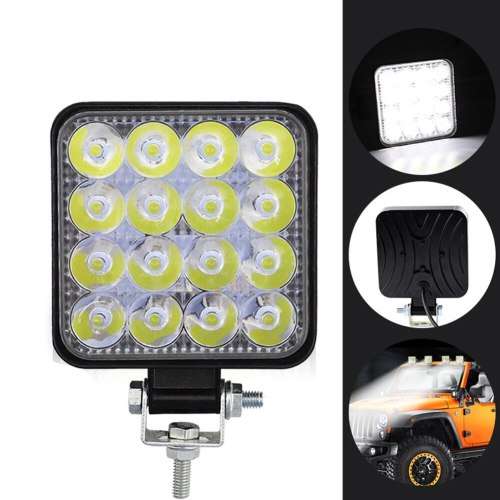 48W LED Auto Work Light Bar Spot Light Optical Lens  9~32V DC. Collections are allowed.