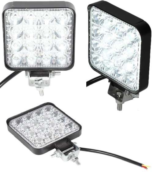 48W LED Auto Work Light Bar Spot Light Optical Lens  9~32V DC. Collections are allowed.