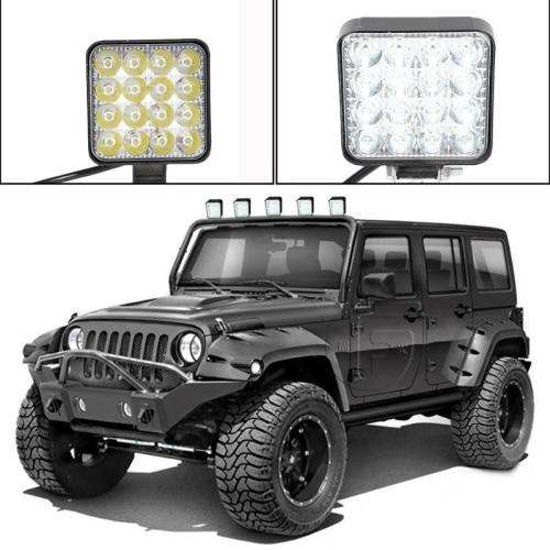 48W LED Auto Work Light Bar Spot Light Optical Lens  9~32V DC. Collections are allowed.