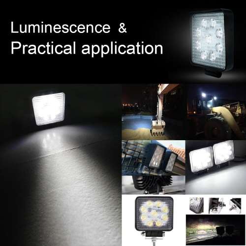 27W LED Auto Work Light Bar Spot Light Optical Lens  9~32V DC. Collections are allowed.