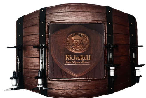 Richelieu Liqueur Flat Barrel Liquor Dispensers with 4 Optic Sets. Brand New. Collections Allowed.