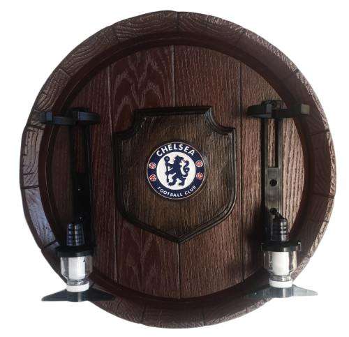 Chelsea FC Large Barrel End Liquor Dispensers with 2 Optic Sets. Brand New. Collections Are Allowed.
