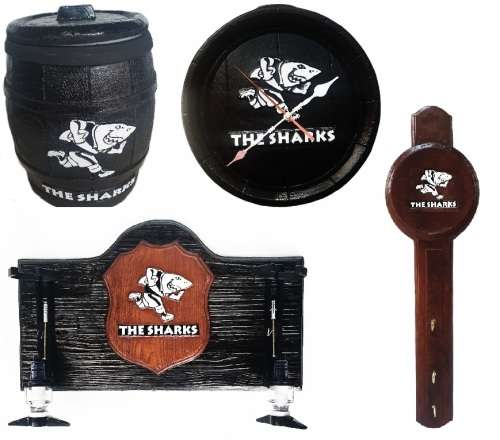SHARKS RUGBY Ultimate Supporters Combo Bar Mancave Pack. New Products. Collections Allowed.