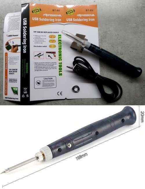 USB Powered Mini Electric Soldering Iron Solder Pen Welding Gun. Collections are allowed.