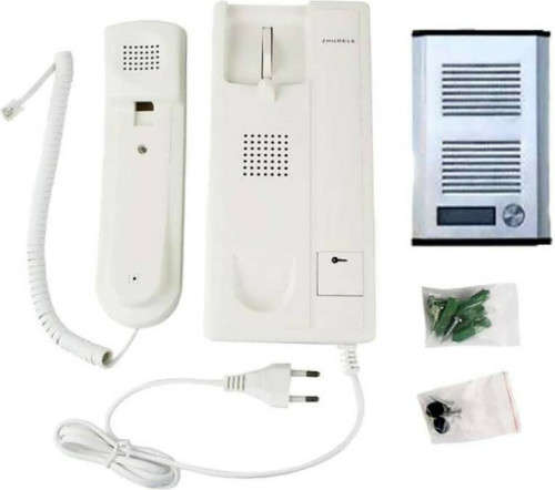 Complete Doorphone Intercom System Kit with Electronic Unlock Function. Collections are allowed.