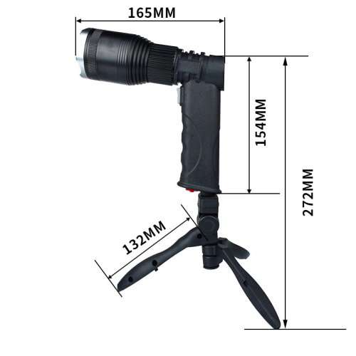 Multifunctional Rechargeable Pistol Light With Tripod Stand and Much More. Collections Are Allowed.