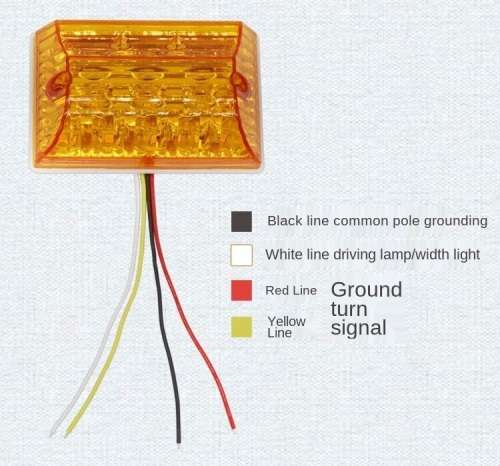 2Pces Side Marker Trailer Lights Indicator Lamps. Universal Truck, Van, PickUp. Collections Allowed.