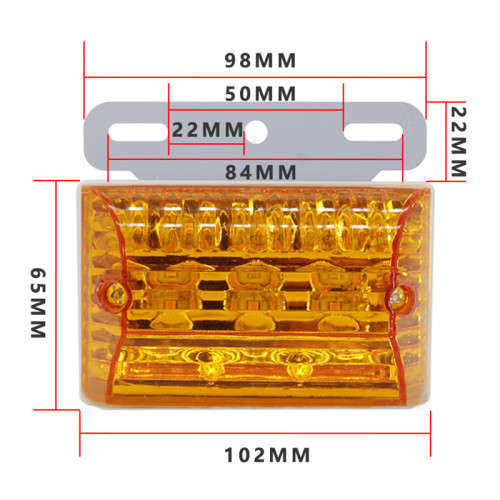 2Pces Side Marker Trailer Lights Indicator Lamps. Universal Truck, Van, PickUp. Collections Allowed.