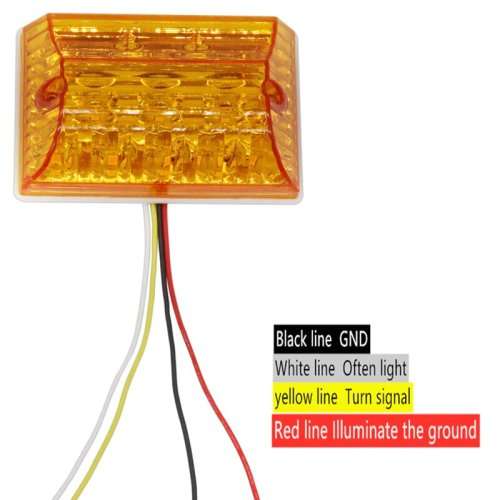 2Pces Side Marker Trailer Lights Indicator Lamps. Universal Truck, Van, PickUp. Collections Allowed.