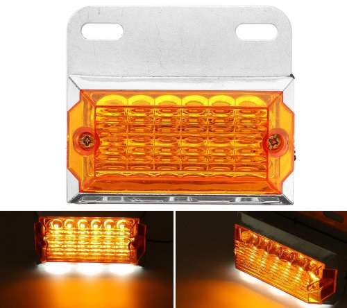2Pces Side Marker Trailer Lights Indicator Lamps. Universal Truck, Van, PickUp. Collections Allowed.