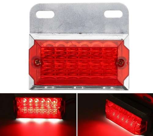 2Pces Universal 24V Truck Van PickUp Side Marker Trailer Lights Indicator Lamps. Collections Allowed