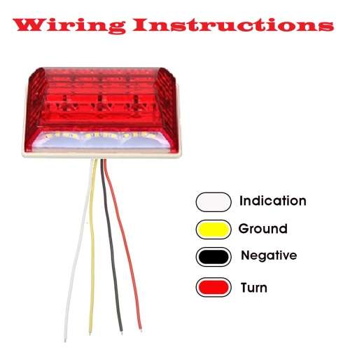 2Pces Universal 24V Truck Van PickUp Side Marker Trailer Lights Indicator Lamps. Collections Allowed