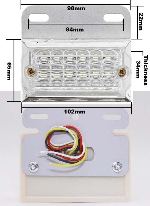 2Pces Side Marker Trailer Lights Indicator Lamps. Universal Truck, Van, PickUp. Collections Allowed.