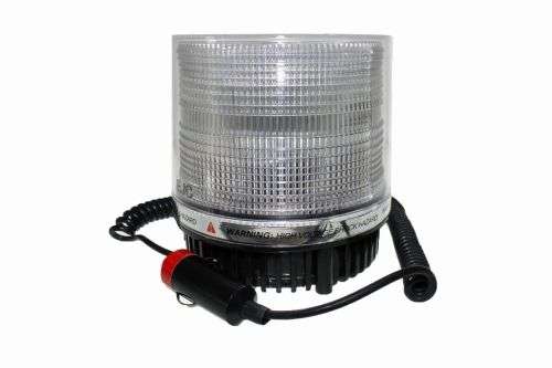 LED Magnetic Warning Strobe Emergency Beacon Light COOL WHITE 12V. Collections Are Allowed.