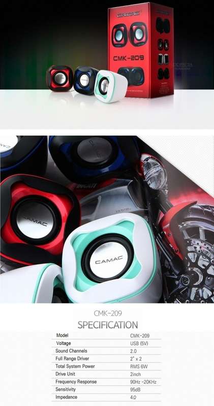 MultiMedia Smart Speakers Compact Portable Camac CMK-209. Collections are allowed.