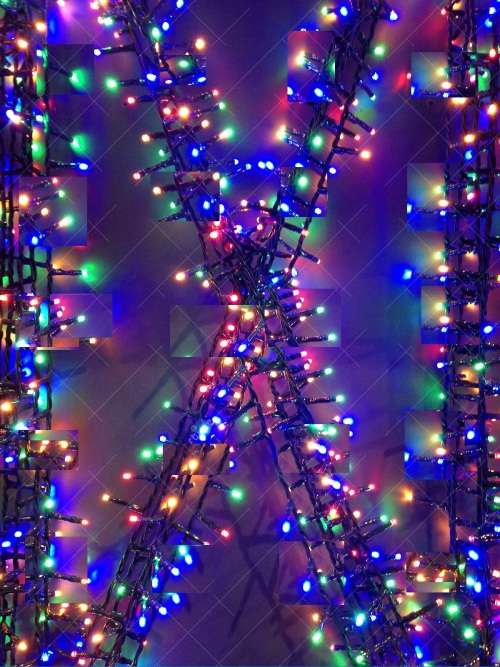 LED Decorative Fairy Curtain Lights Waterproof 220V AC in RGB Multicolour. Collections are allowed.