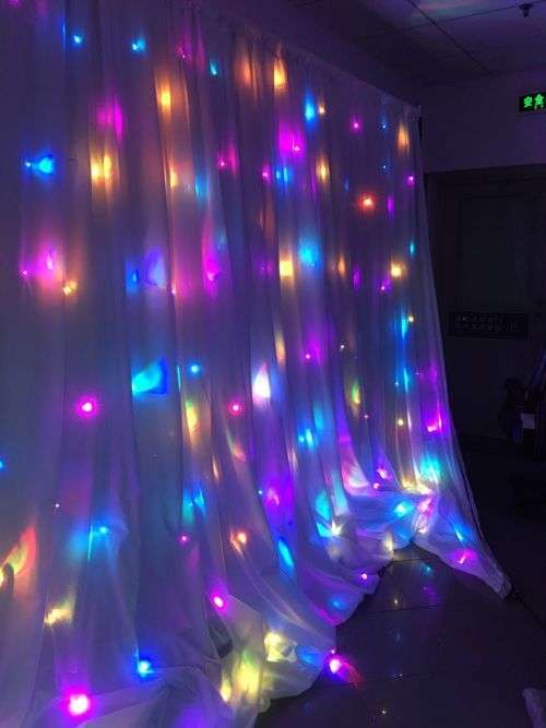 LED Decorative Fairy Curtain Lights Waterproof 220V AC in RGB Multicolour. Collections are allowed.