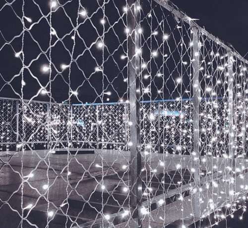 LED Decorative Fairy Curtain Lights Waterproof 220V AC in Cool White. Collections are allowed.