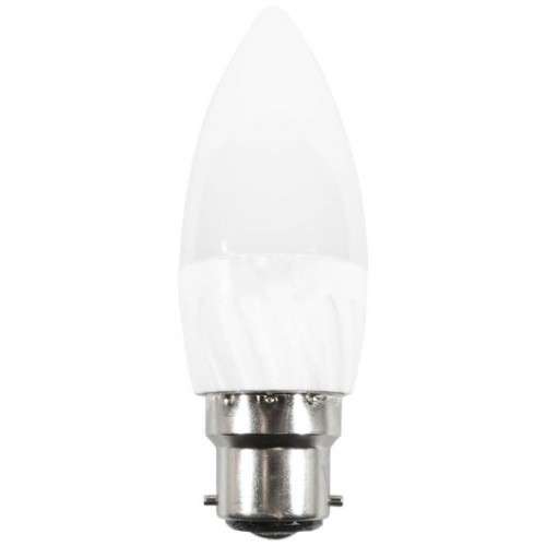 LED Light Bulbs: Bayonet Cap B22 Candle Design. Collections are allowed.