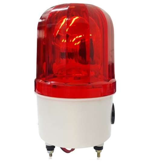 NEW STOCK Red 12V Emergency Warning Signal Rotary Siren Alarm Lamp 12V 10W. Collections Are Allowed.