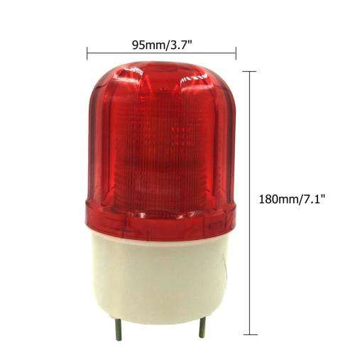 NEW STOCK Red 12V Emergency Warning Signal Rotary Siren Alarm Lamp 12V 10W. Collections Are Allowed.