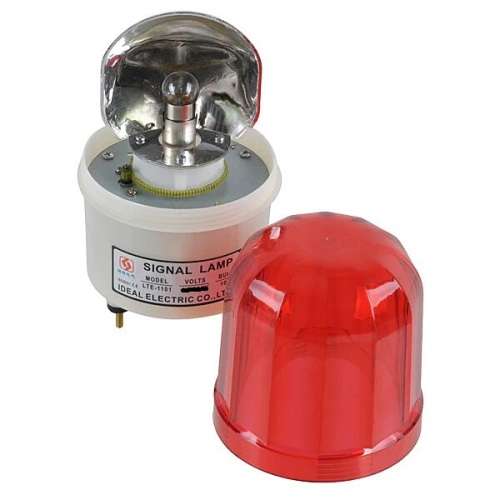 NEW STOCK Red 12V Emergency Warning Signal Rotary Siren Alarm Lamp 12V 10W. Collections Are Allowed.