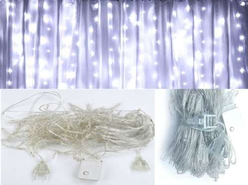 LED Decorative Fairy Curtain Lights Waterproof 220V AC in Cool White. Collections are allowed.