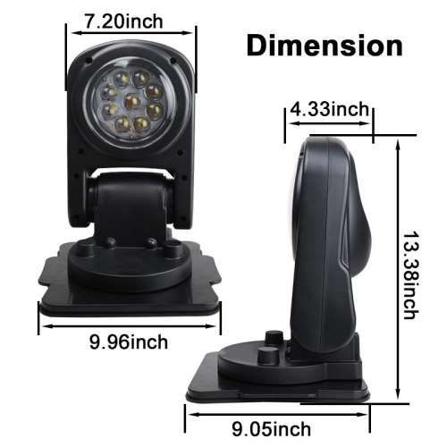 Remote Controlled LED Search Strobe Light 55W 4D Lens Light Bar 12V/24VDC. Collections allowed