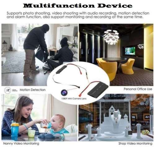 Mini WiFi Spy Camera HD Video Recorder with Motion Sensor Plus Much More. Collections Are Allowed.
