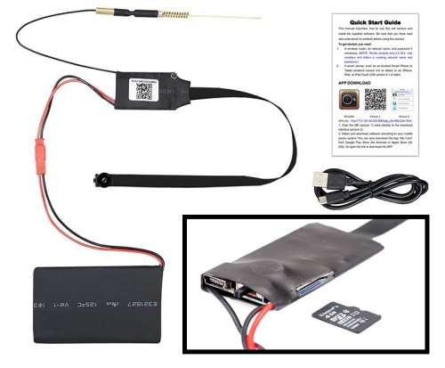 Mini WiFi Spy Camera HD Video Recorder with Motion Sensor Plus Much More. Collections Are Allowed.