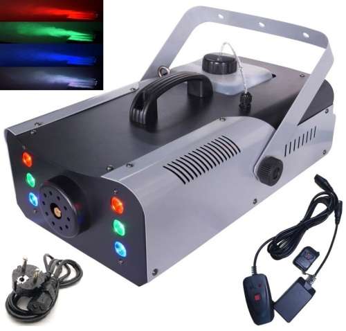 Heavy Duty Professional Smoke Fog Machine with RGB LEDs, Compact High Capacity. Collections Allowed.