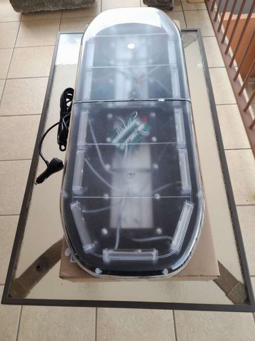 Construction Vehicle LED Flash Strobe Roof Top Amber Light Bar. Magnetic Mount. Collections Allowed.