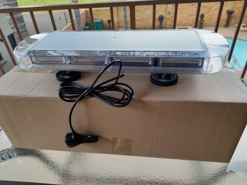 Vehicle COB LED Strobe Roof Top Flash Light White Light Colour Magnetic Mount. Collections Allowed.