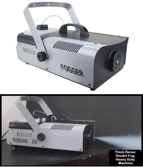 Smoke, Fogger Machine 2000W Professional Heavy Duty, Compact and High Capacity. Collections allowed.
