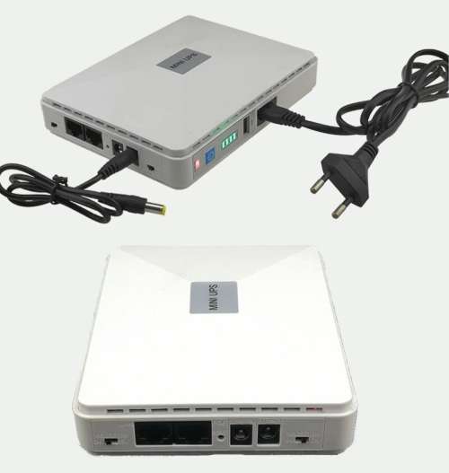 Mini UPS 8800mAh Portable Uninterruptible Power Supply Battery Back-Up. Collections allowed.